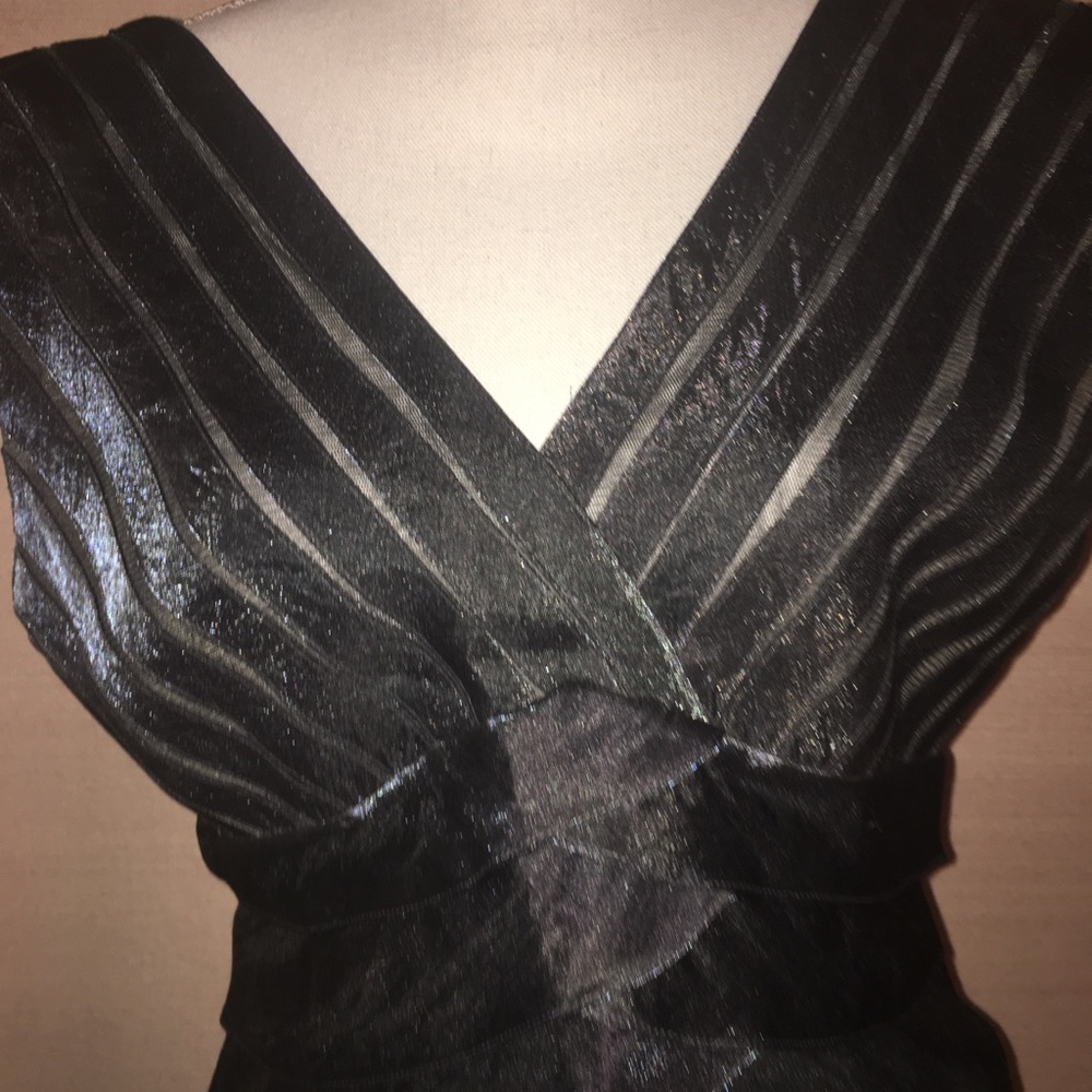 Adrianna papell shimmery cocktail dress